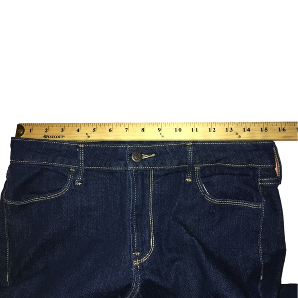 Old Navy Bootcut Mid-Rise Dark Blue Denim Stretch Jeans - Women’s 10 - Picture 3 of 13